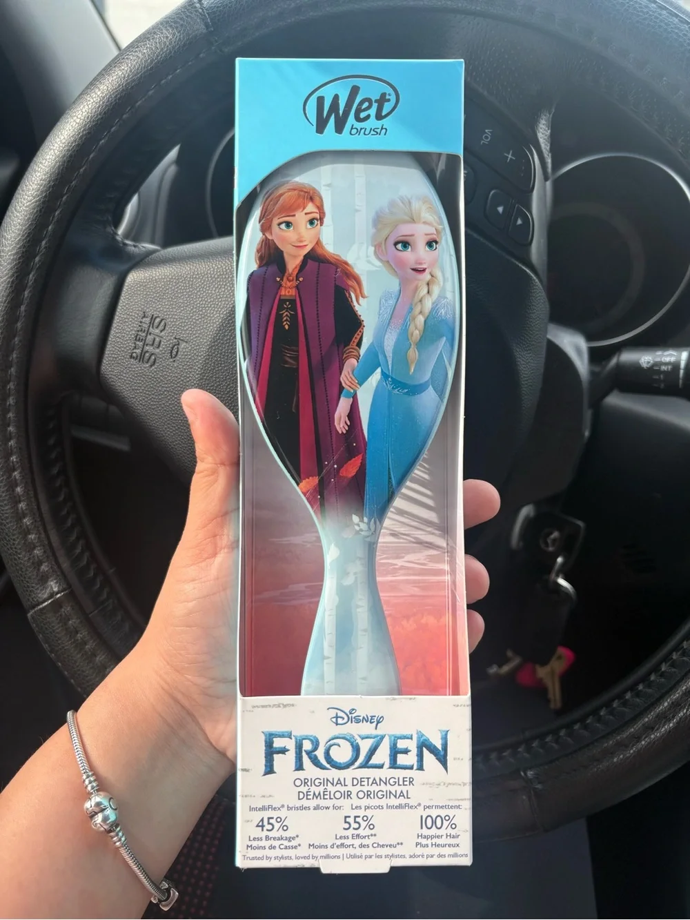 Wet brush Disney Frozen Anna & Elsa Light Blue hair brush